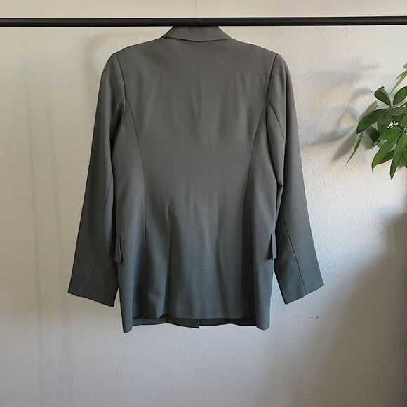 women vintage green/grey blazer - Picture 6 of 8